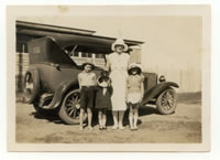 Doreen Wendt-Weir Photos: Growing up ... Mum with Marty, Doreen in black hat, & Joan